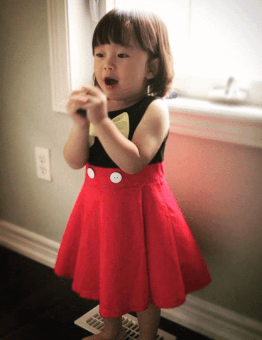 Mickey Mouse Kids Costume GIF